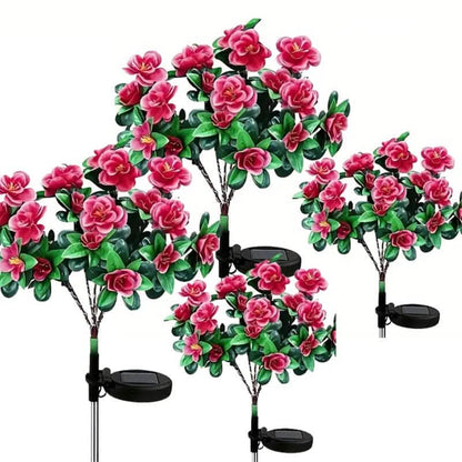 Solar-Powered Camellia Tree Lights