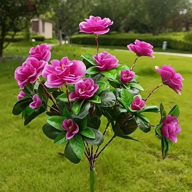 Solar-Powered Camellia Tree Lights