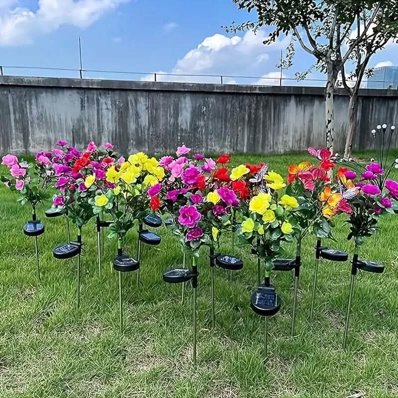 Solar-Powered Camellia Tree Lights
