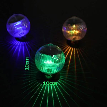 Solar Powered Floating Pond Light Garden Swimming Pool Color Changing LED Lamp