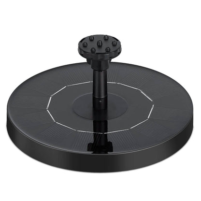 Solar Powered Fountain Pump Floating Bird Bath Pond