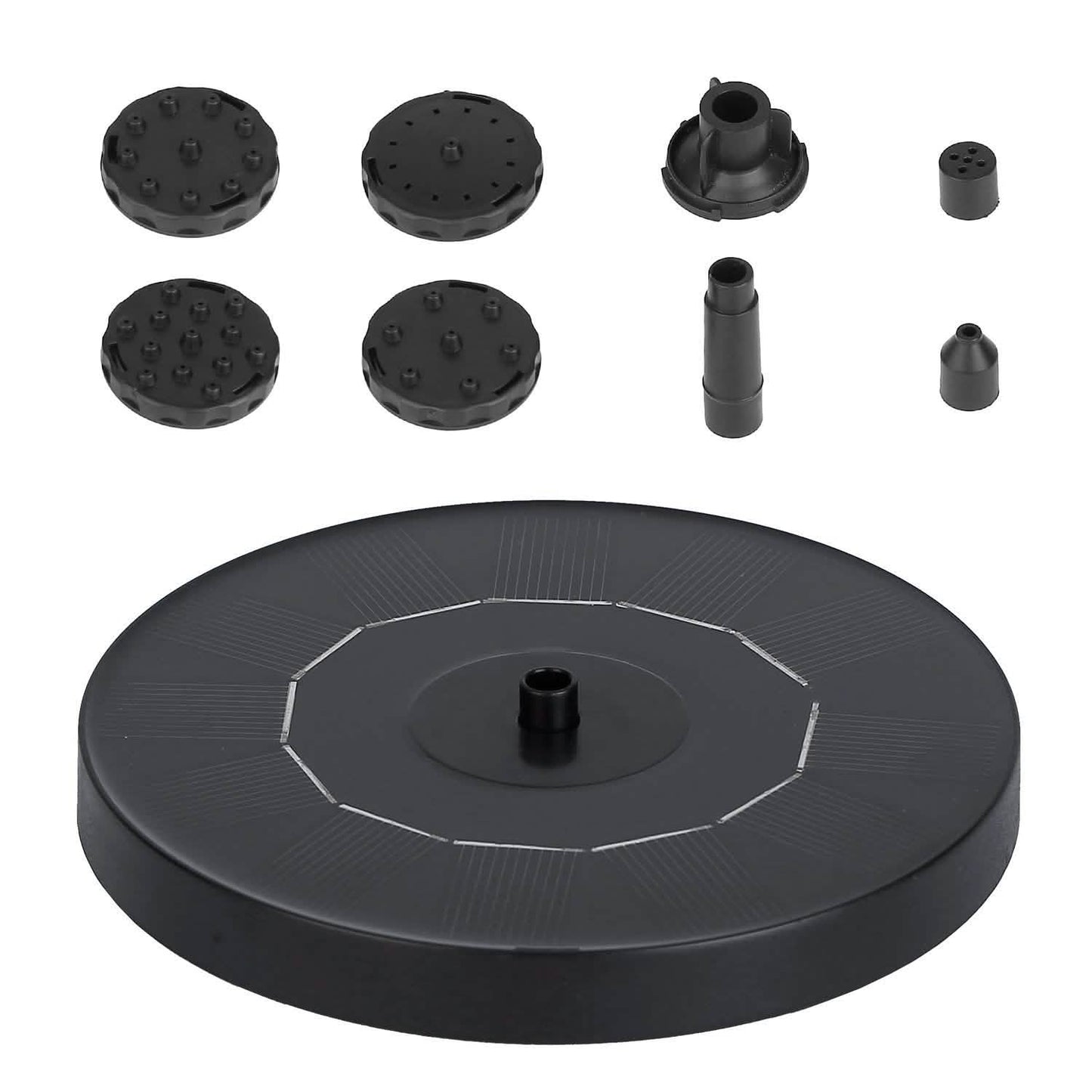 Solar Powered Fountain Pump Floating Bird Bath Pond