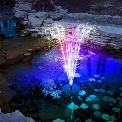Solar Powered Fountain Pump Floating Bird Bath Pond Pump