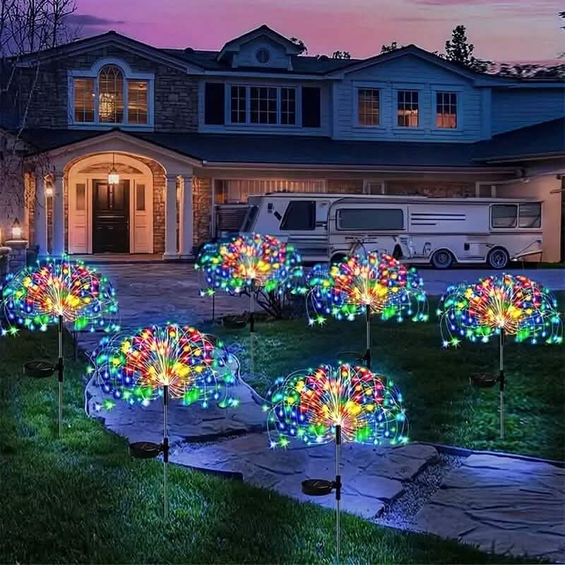 Solar-Powered Garden Lights with 60 LED and 8 Lighting Modes