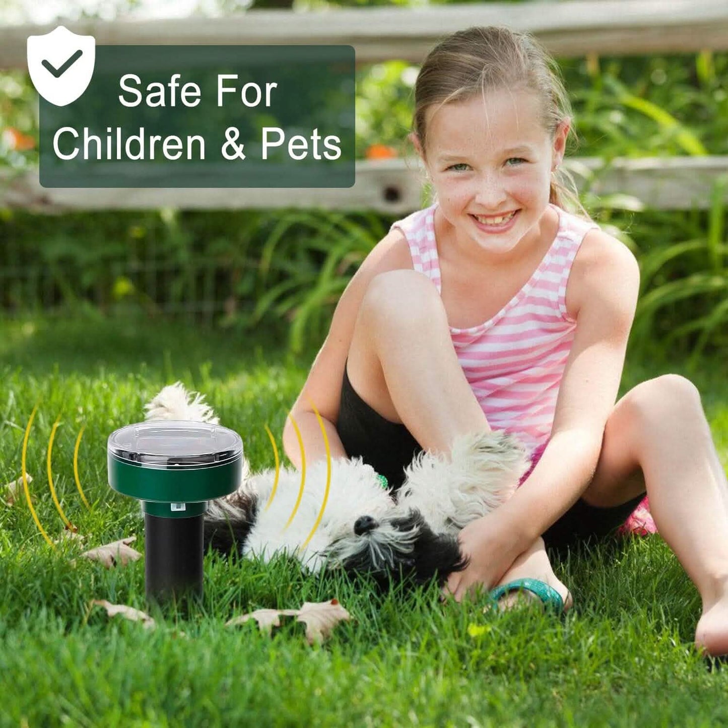 Solar Powered Mole Repeller