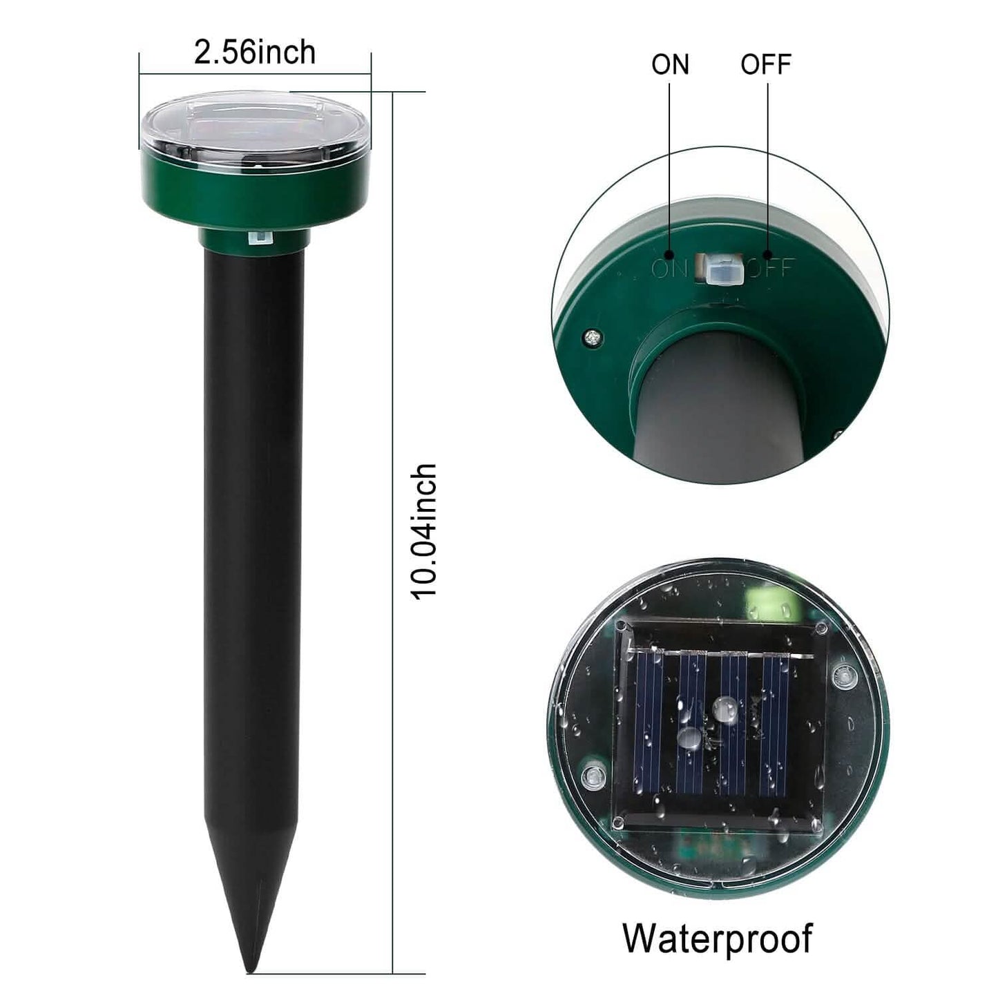 Solar Powered Mole Repeller