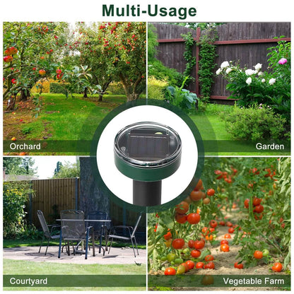 Solar Powered Mole Repeller