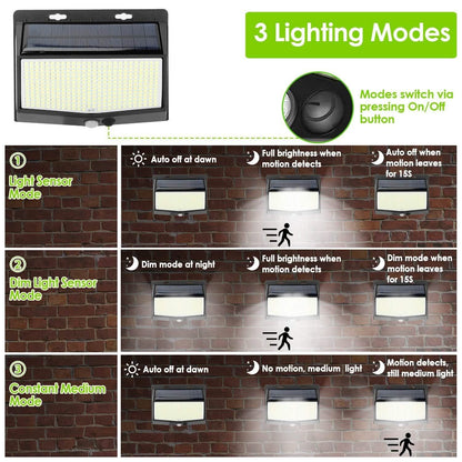 Solar Powered Outdoor Wall Lights