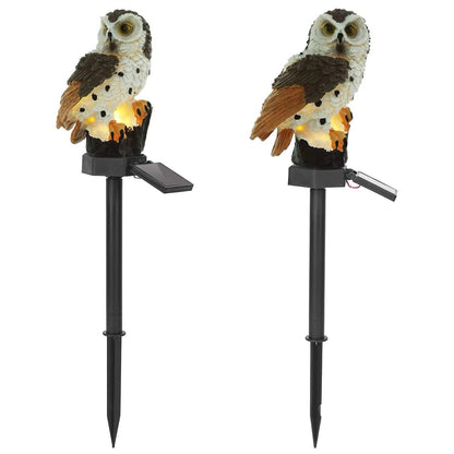 Solar Powered Owl Garden Light IP65 Waterproof