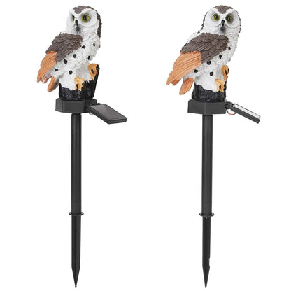 Solar Powered Owl Garden Light IP65 Waterproof