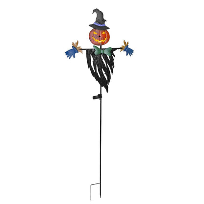 Solar Powered Scarecrow Shape Stake Light Halloween Decoration