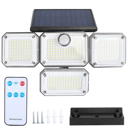 Solar Powered Wall Lights Outdoor Motion Sensor Lamps