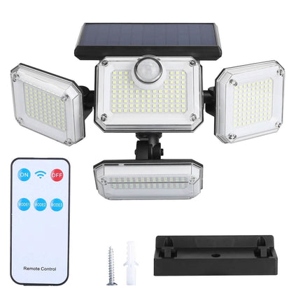 Solar Powered Wall Lights Outdoor Motion Sensor Lamps