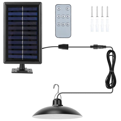 Solar Shed Light Sensor Hanging Lamp