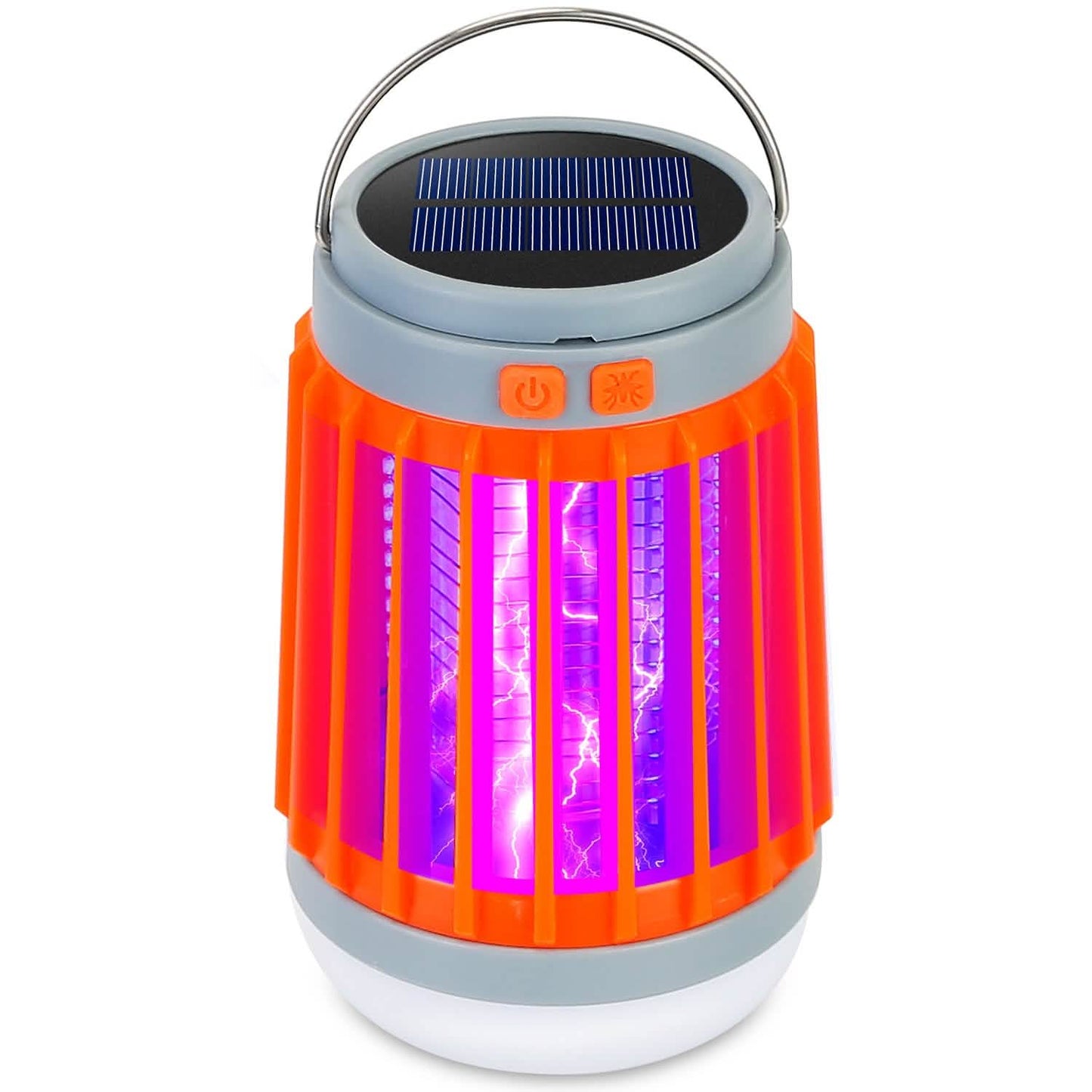 Solar USB Electric Bug Zapper with 5 Light Modes Hanging Hook