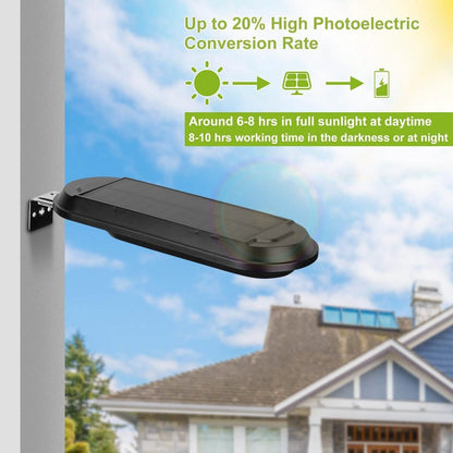 Solar Wall Light Outdoor 18 LED's Dusk to Dawn Fence Lamp