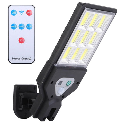 Solar Wall Light Outdoor Beads PIR Motion Sensor Remote Control Wireless Lamps