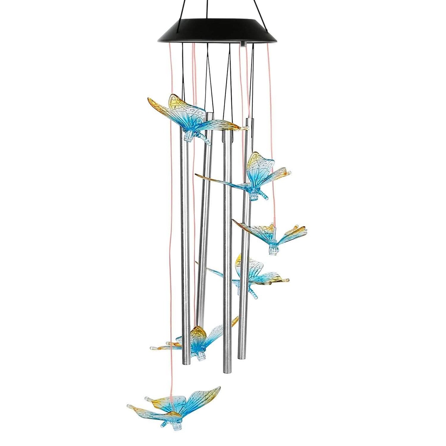 Solar Wind Chime Lights