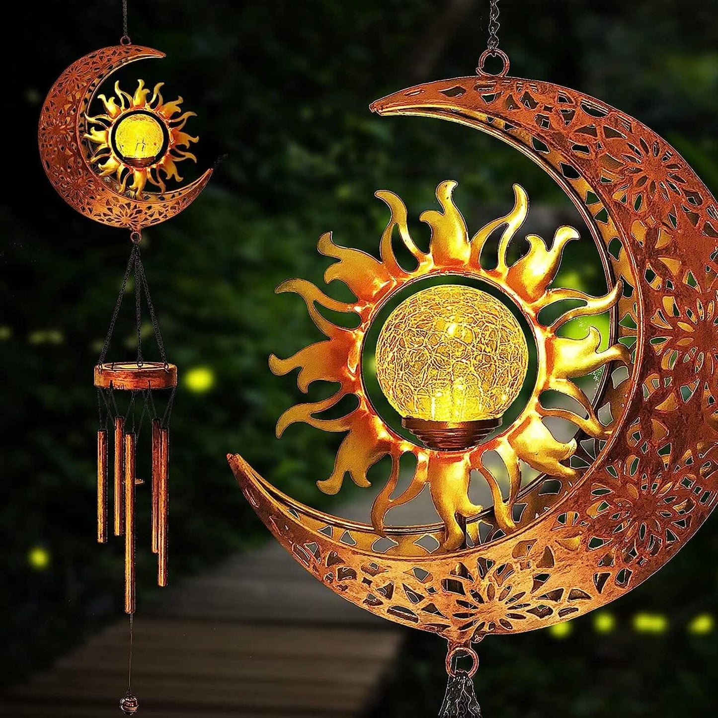 Solar Wind Chimes Garden Decorative Wind Chime Light