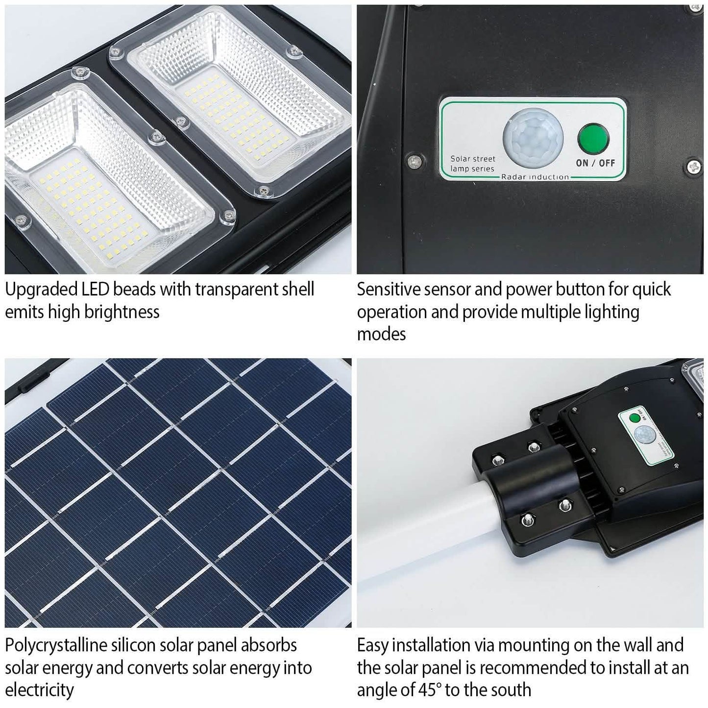 Solar Wireless IP65 Waterproof Street Path Light