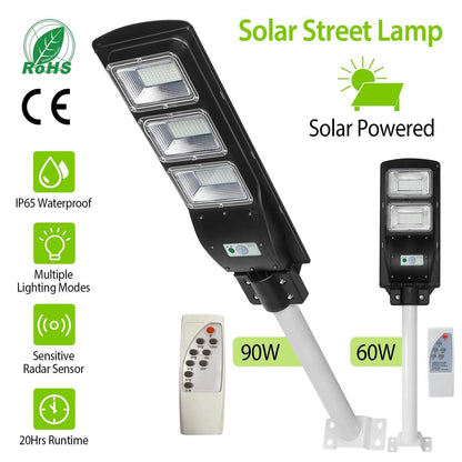 Solar Wireless IP65 Waterproof Street Path Light