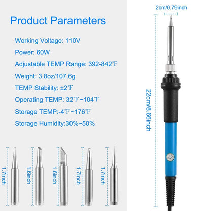 Soldering Iron 110V/60W Adjustable Temperature