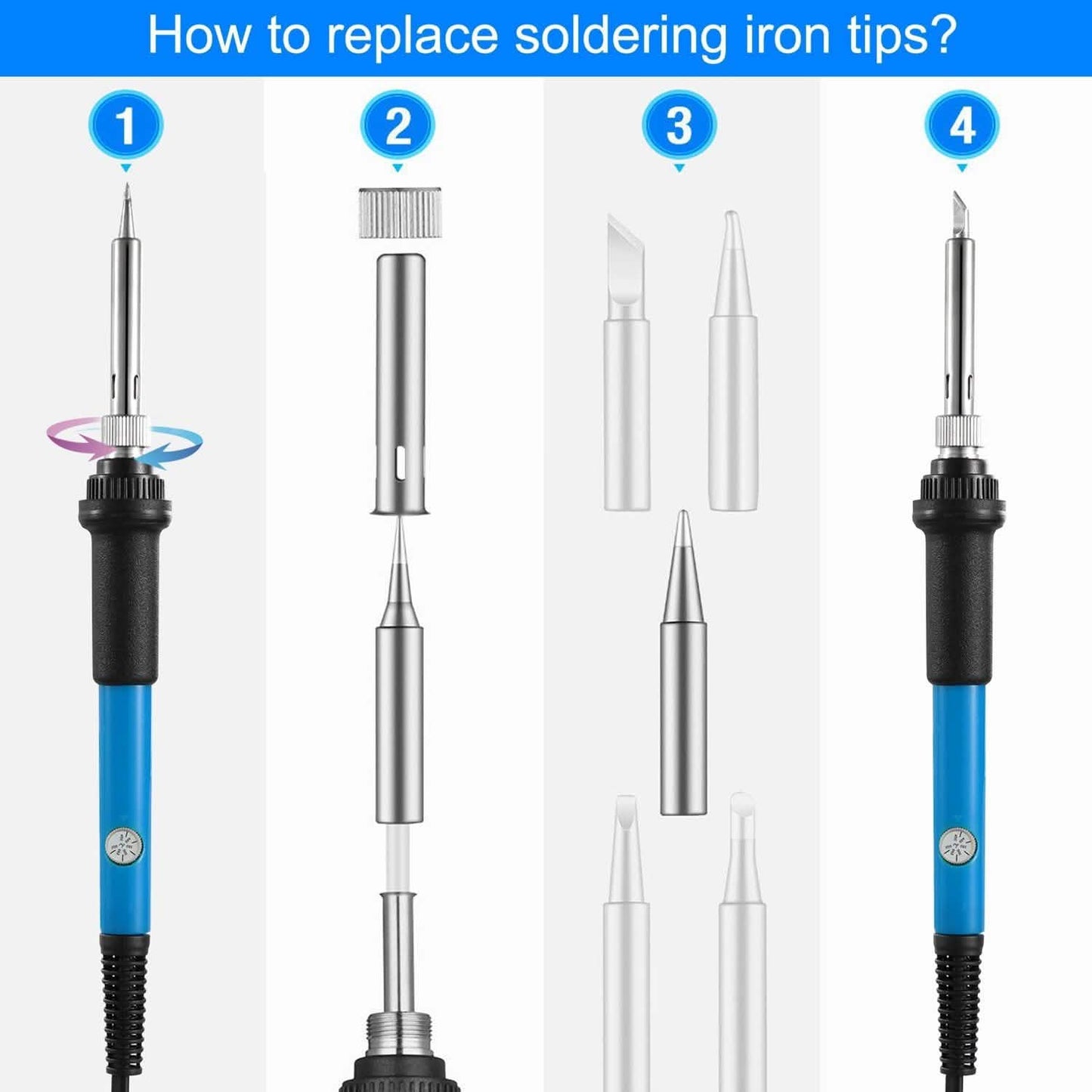 Soldering Iron 110V/60W Adjustable Temperature