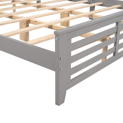 Solid Wood Platform Bed Frame