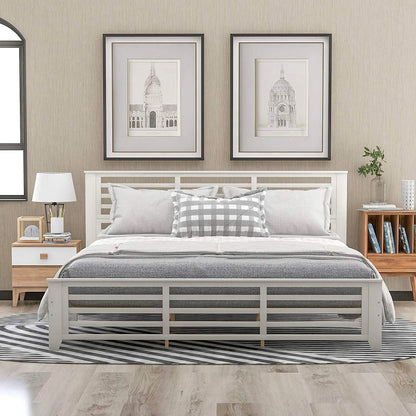 Solid Wood Platform Bed Frame