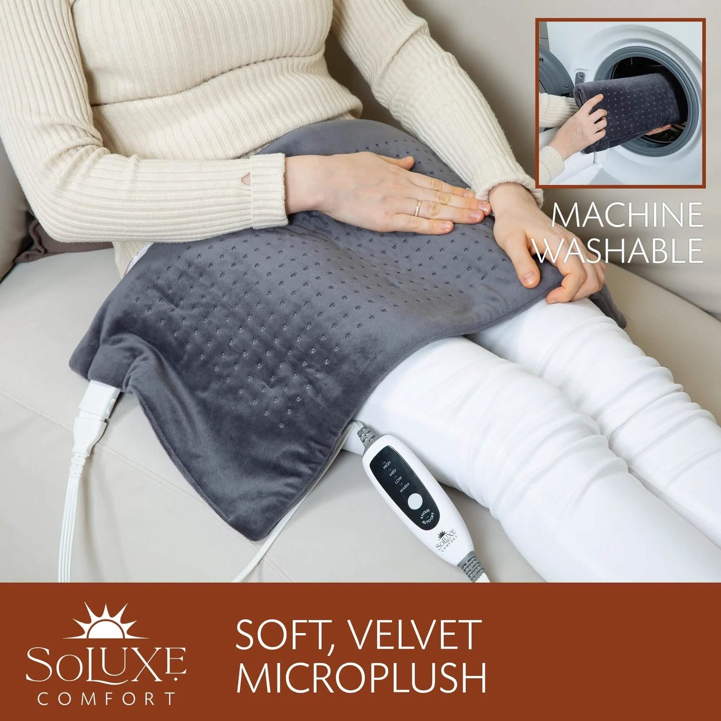 Soluxe Comfort XL King Size Heating Pad