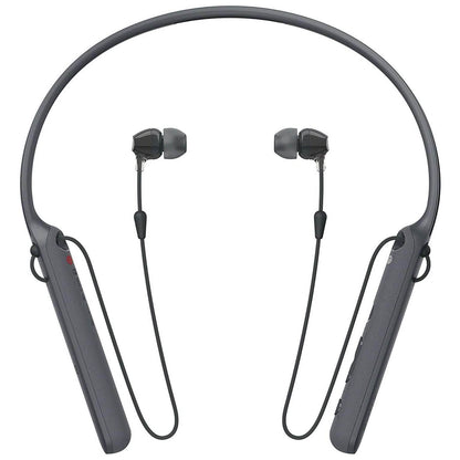 Sony - C400 Wireless Behind-Neck in Ear Headphone - Black (Refurbished)