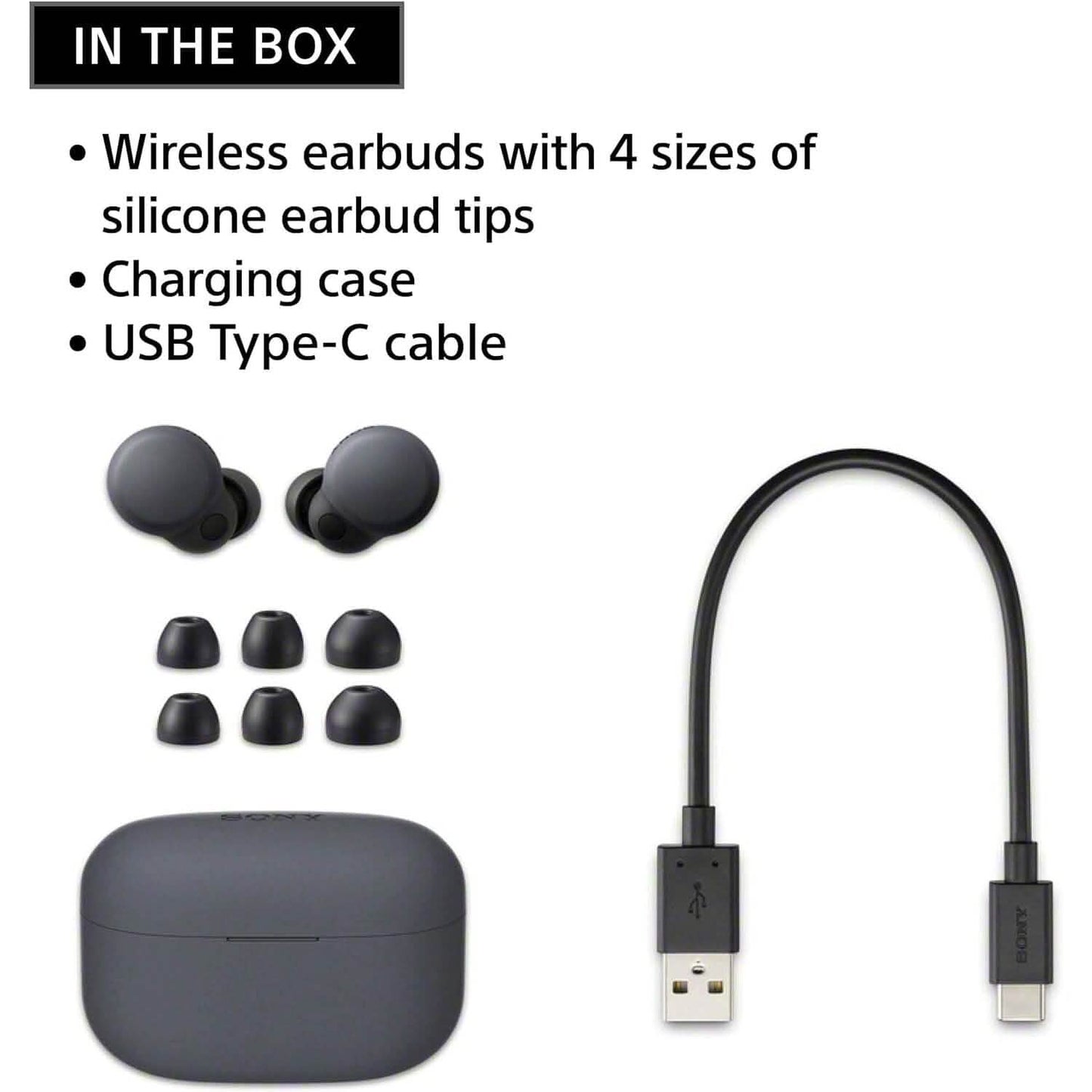 Sony LinkBuds S Truly Wireless Noise Canceling Earbud Headphones with Alexa Built-in  (Refurbished)