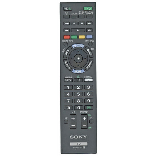 Sony RM-GD033 TV Remote Control