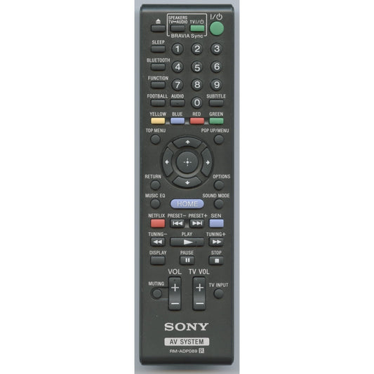 Sony RM-ADP089 Receiver Remote Control - RMADP089