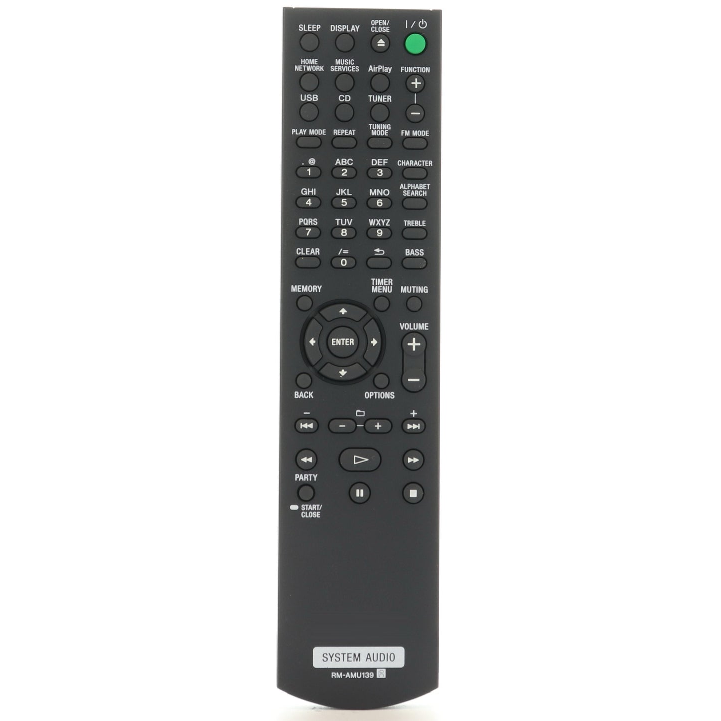 Sony RM-AMU139 Audio Remote Control - RMAMU139
