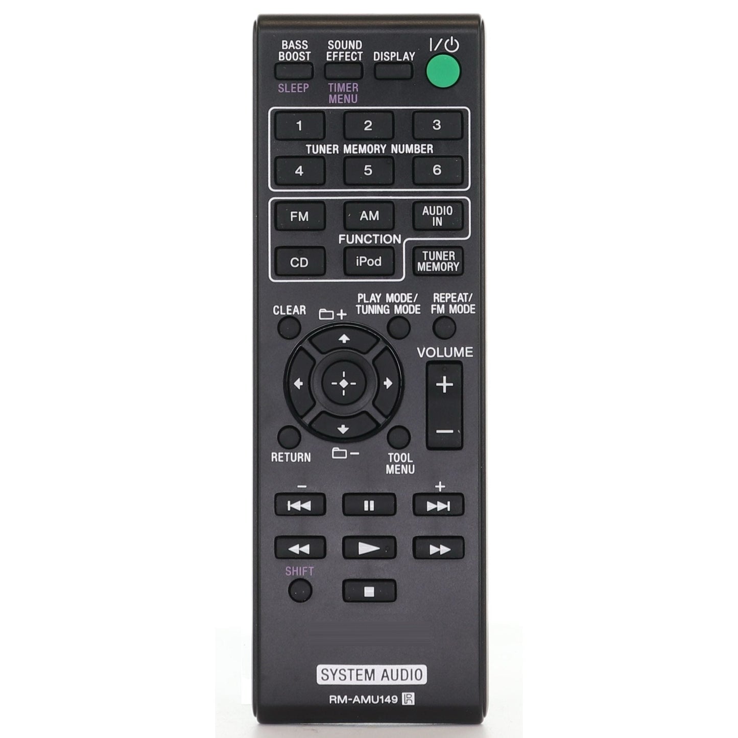Sony RM-AMU149 Audio Remote Control - RMAMU149