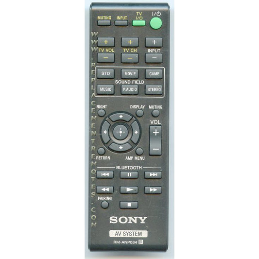 Sony RM-ANP084 SoundBar Home Theater System Audio Remote Control - 149050111 - RMANP084