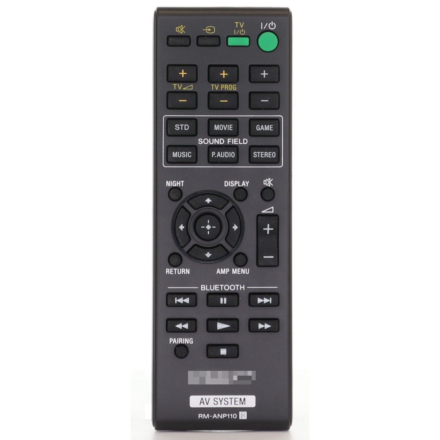 Sony RMANP110 / RMANP109 Remote Control for Soundbar Home Theater Systems - 988518850