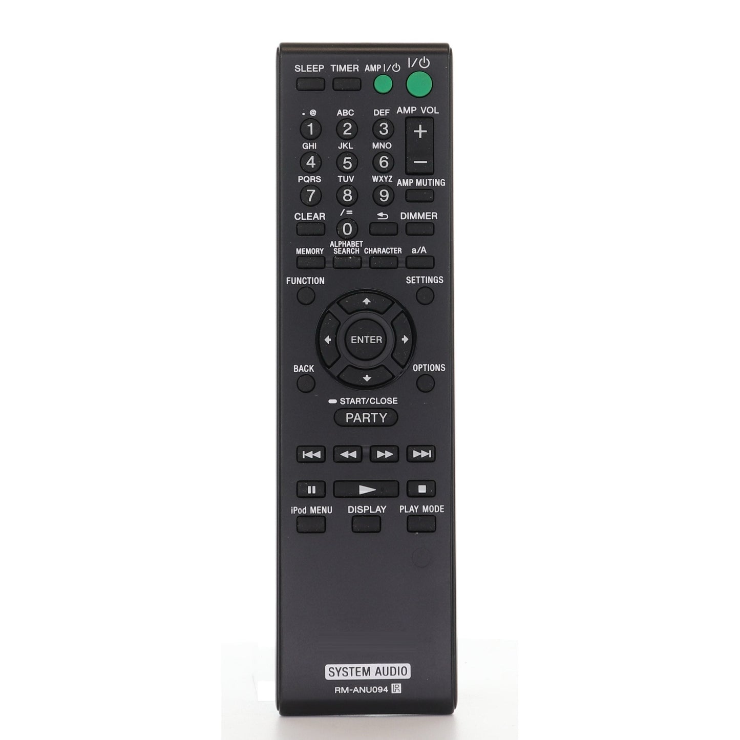 Sony RM-ANU094 Book shelf Audio Remote Control - RMANU094
