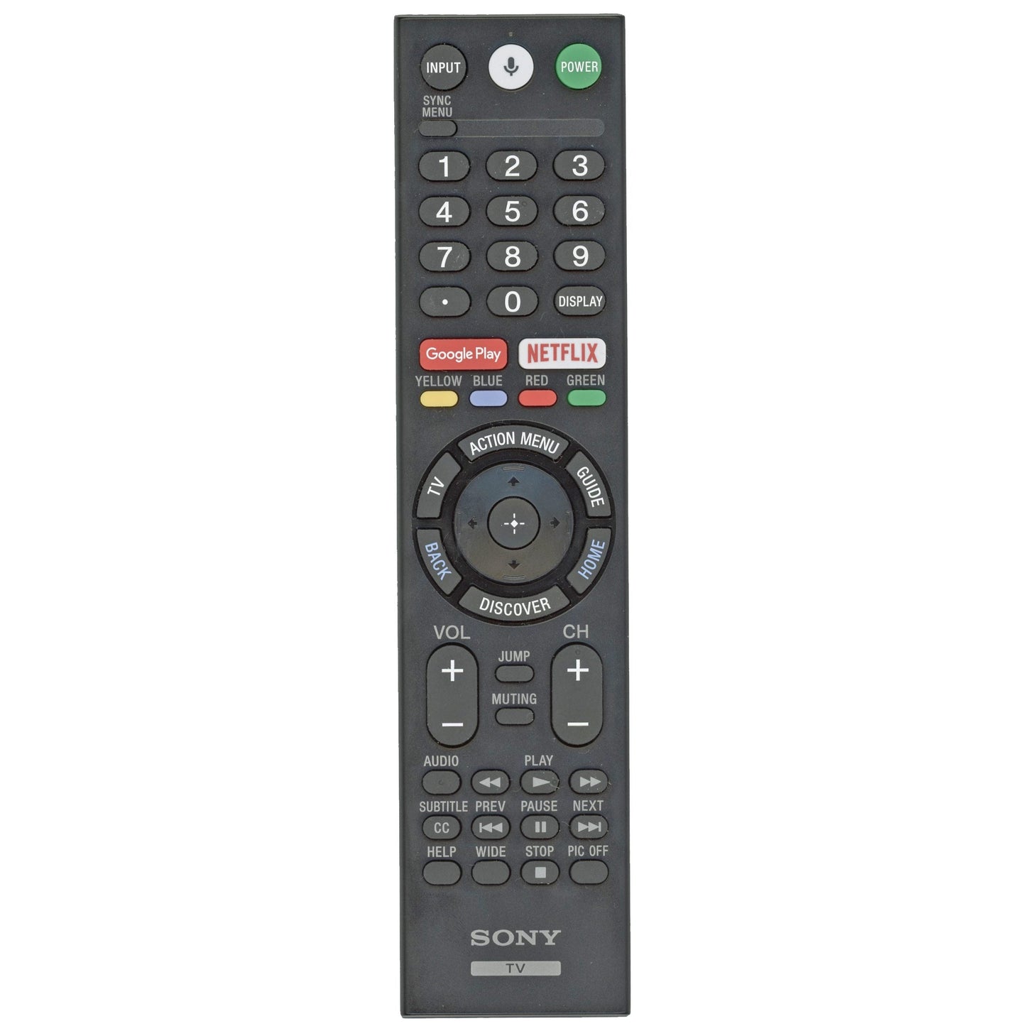 Sony RMF-TX300U Bravia TV Remote Control | Smart | RF and IR | Google Voice - 1-493-318-11