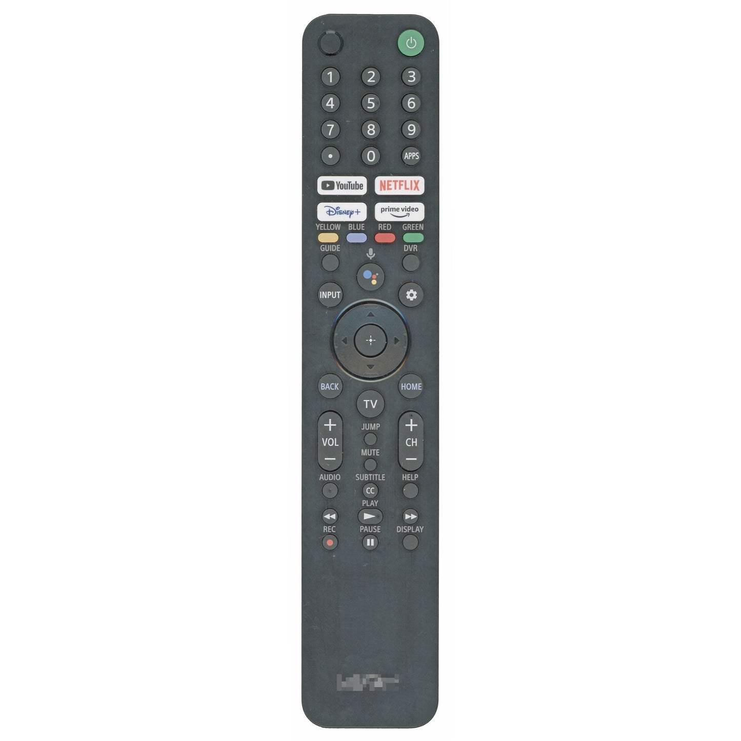 Sony RMF-TX600U Smart TV Remote Control | Voice | Metal Front - 1-493-546-11
