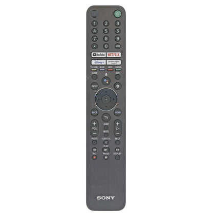 Sony RMF-TX621U Backlit Smart TV Remote Control with Voice | YouTube, Netflix, Disney+, Prime Video | Metal Front -  1-009-947-12