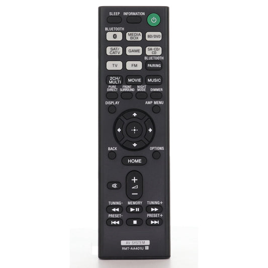 Sony RMT-AA401U A/V Receiver Remote Control - 1-493-370-11 | 1-4933-701-3 | 1-493-370-12