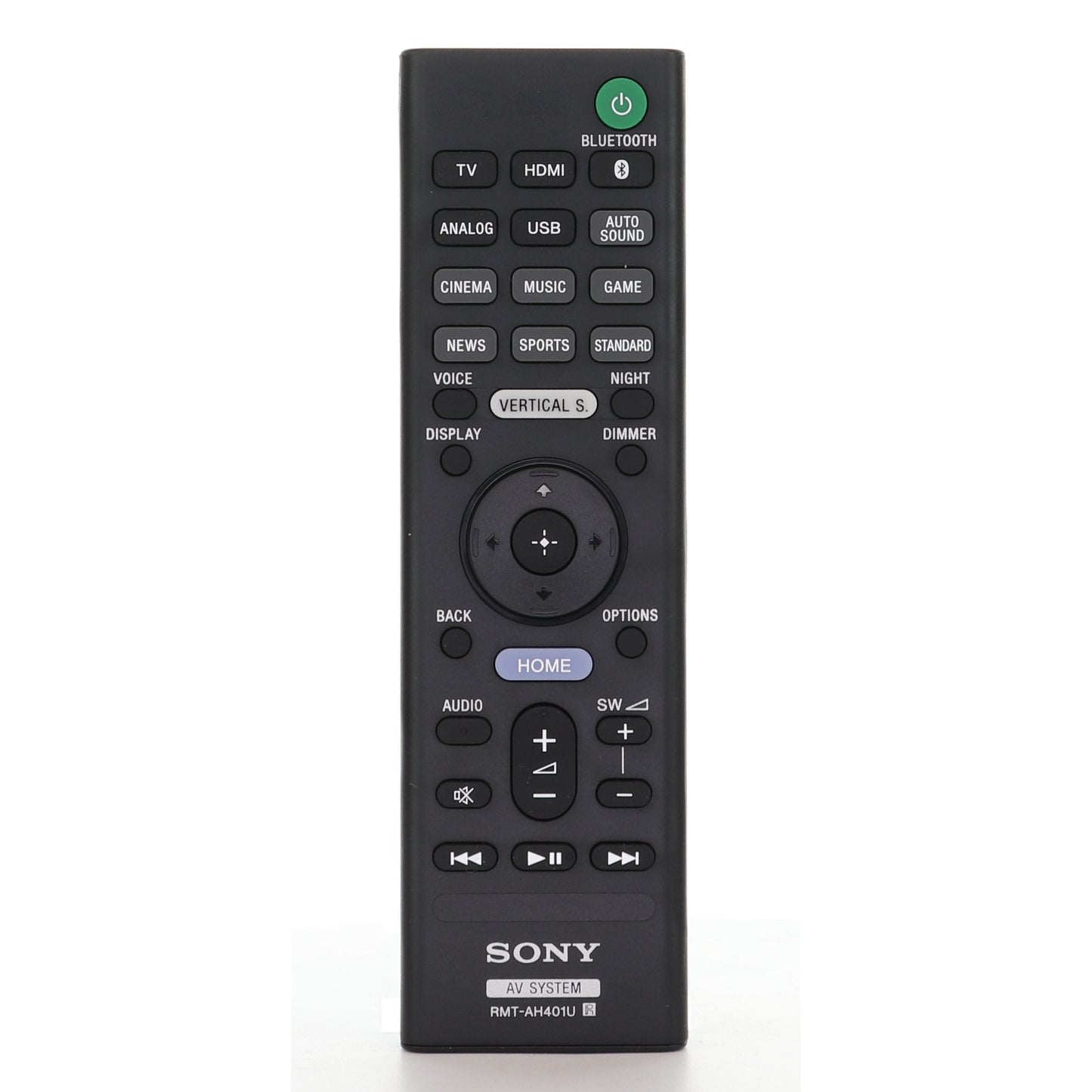 Sony RMT-AH401U Sound Bar Remote Control for HTX9000F - 1-493-354-11