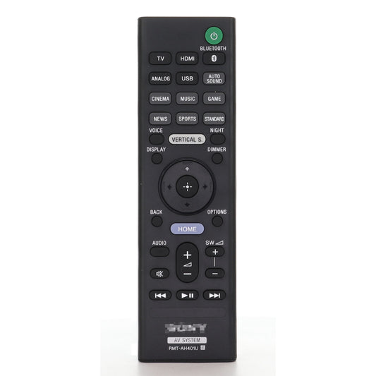 Sony RMT-AH401U Sound Bar Remote Control for HTX9000F - 1-493-354-11