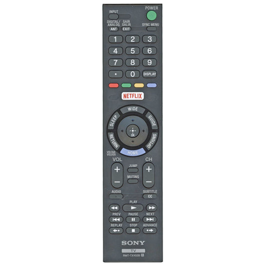 Sony RMT-TX102B TV Remote Control for Sony LCD LED TV | IR | Netflix - 1-492-977-21