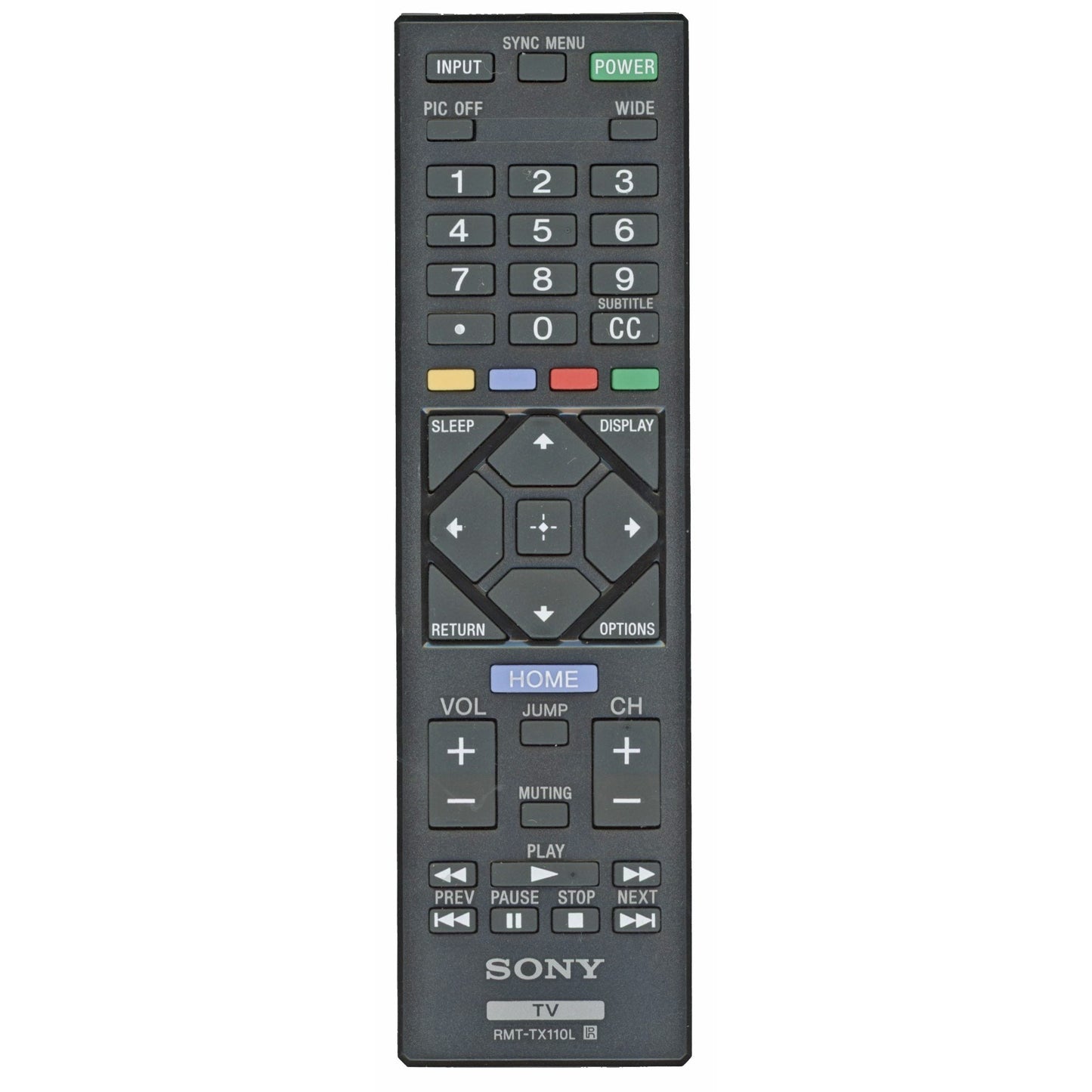 Sony RMT-TX110L TV Remote Control - RMTTX110L