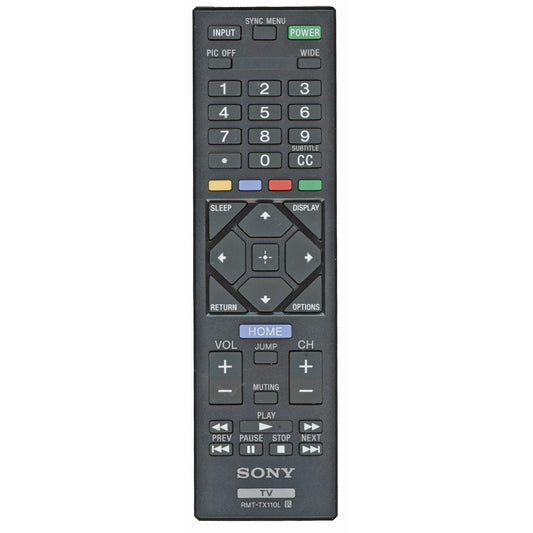 Sony RMT-TX110L TV Remote Control - RMTTX110L