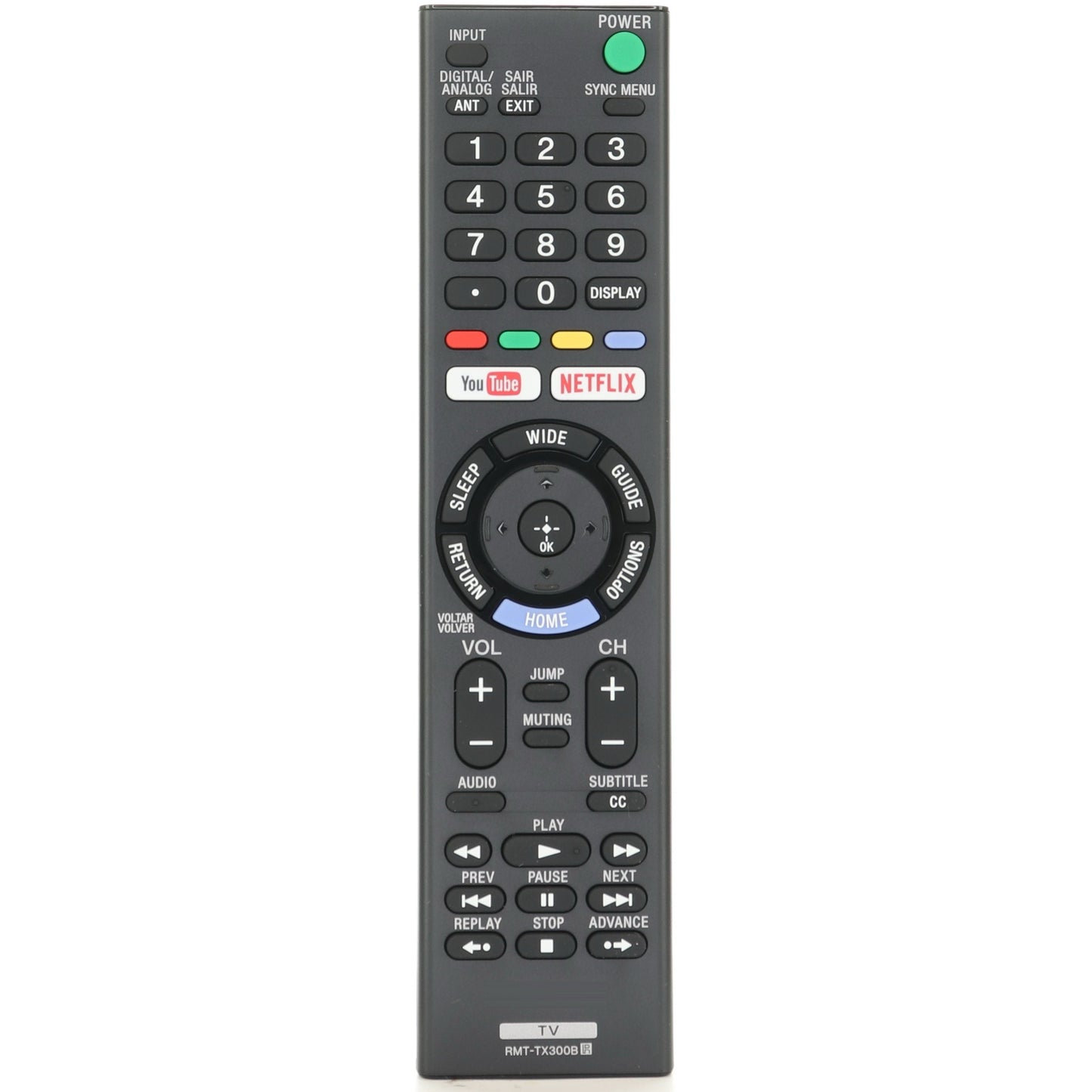 Sony RMT-TX300B Smart TV Remote Control | IR - RMTTX300B