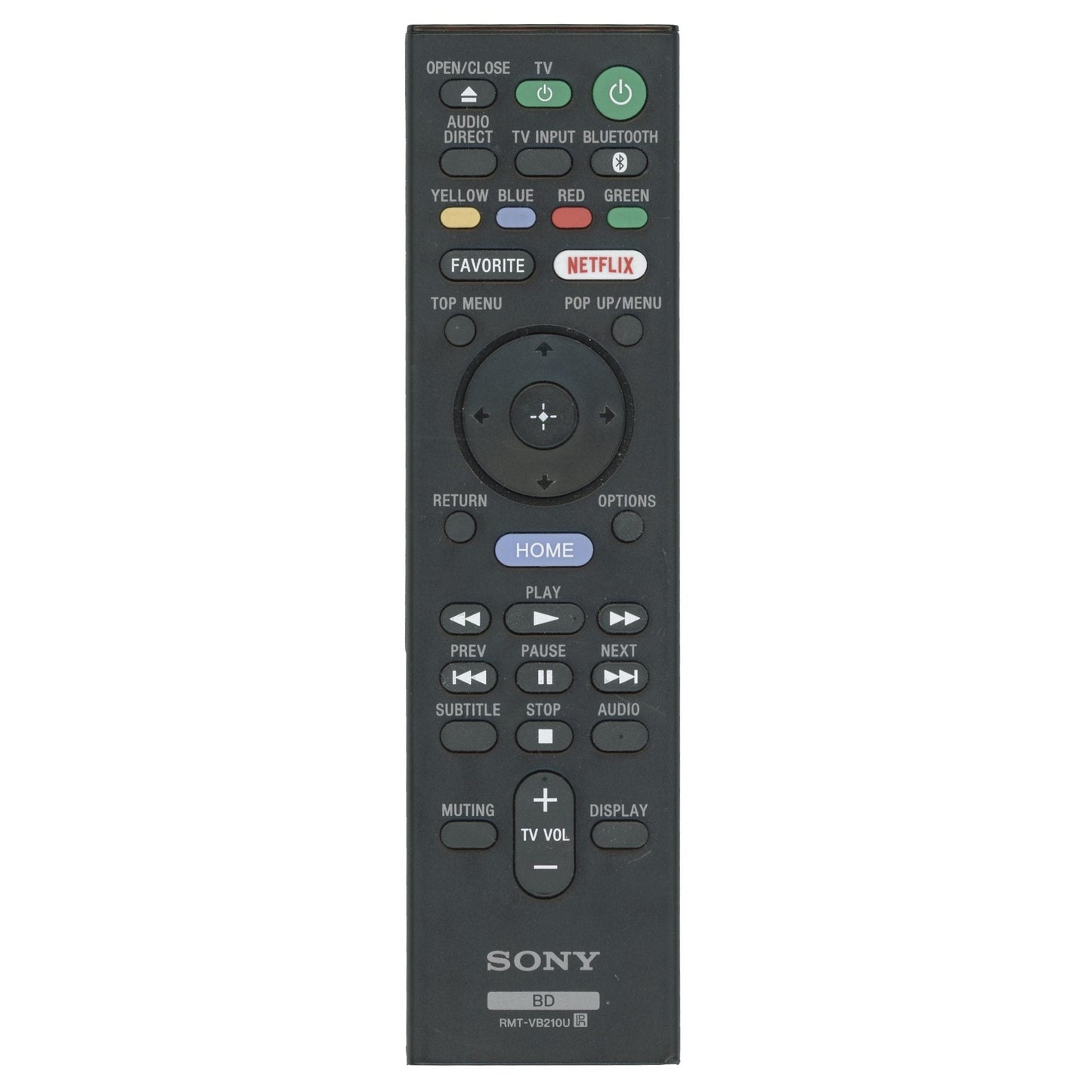 Sony RMT-VB210U Blu-ray Disc Home Theater Remote Control - 1-493-167-11